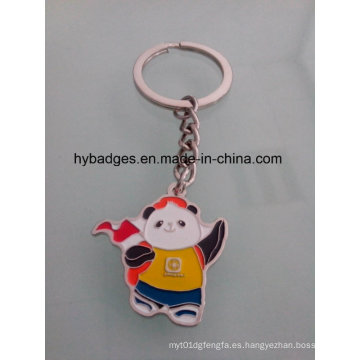 Lovely Panda Keychain, llavero de metal esmalte (GZHY-KA-021)